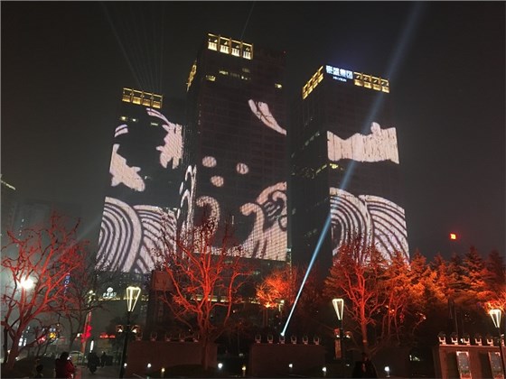 唐遺址公園燈光秀