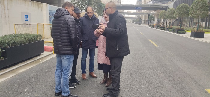 外賓來訪上海項目部